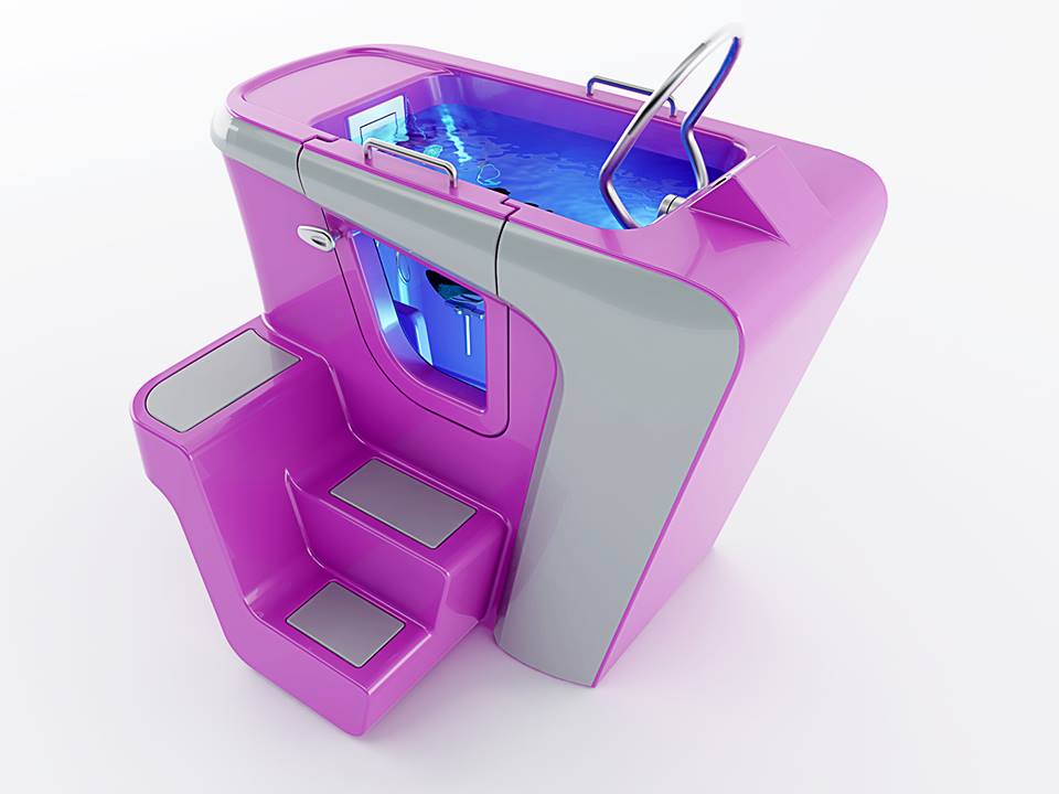 appareil aquabiking en cabine